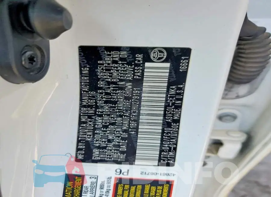4T1BF1FK3HU279191 Photo# 12