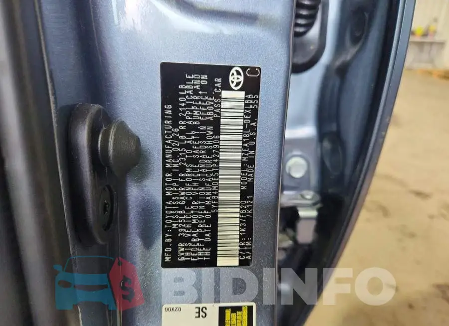 5YFB4MDE5TP427906 Photo# 13