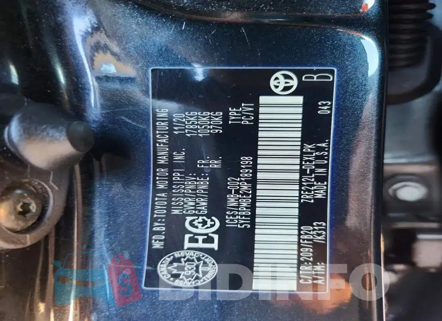 5YFBPMBE2MP189198 Photo# 12