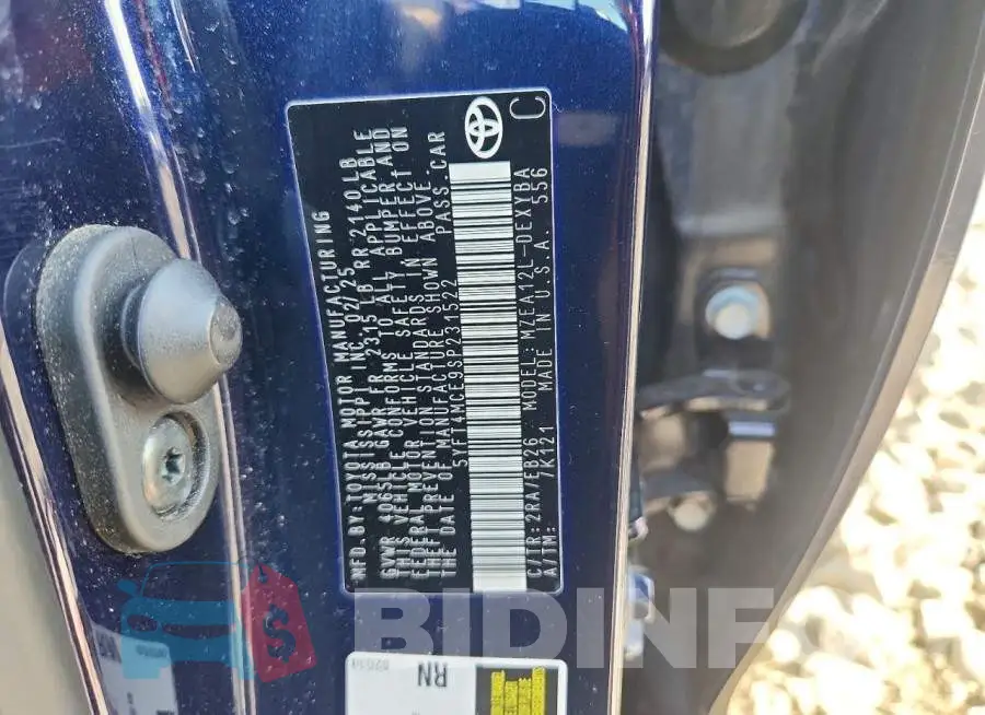 5YFT4MCE9SP231522 Photo# 12