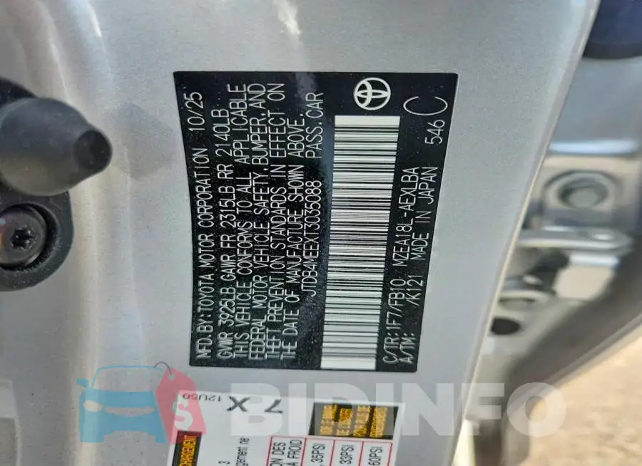 JTDB4MEEXT3035088 Photo# 13