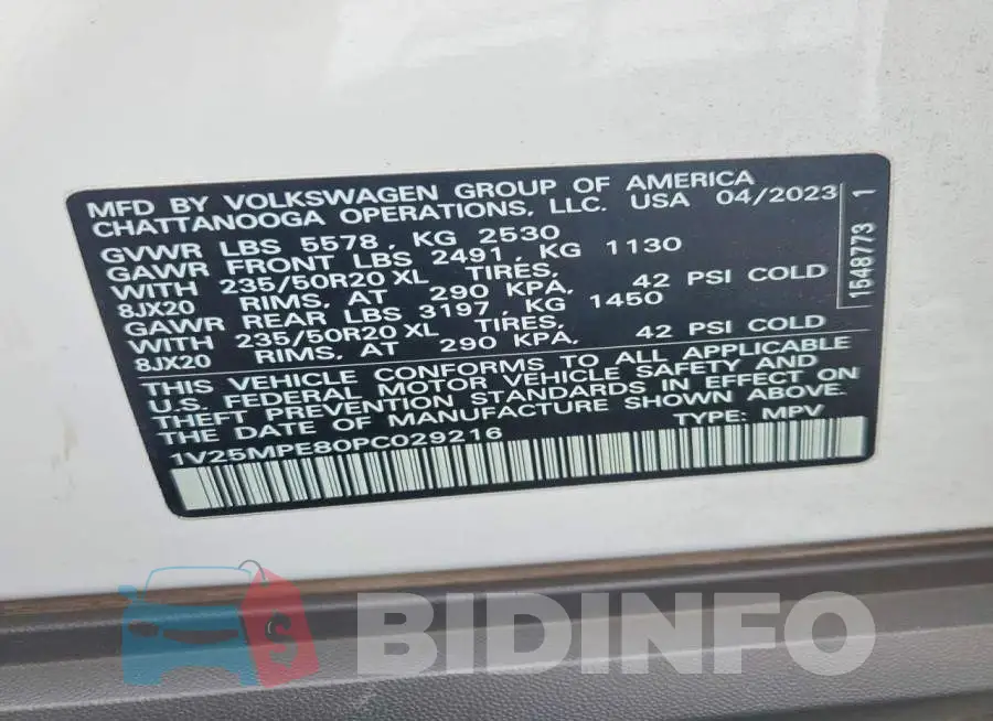 1V25MPE80PC029216 Photo# 13
