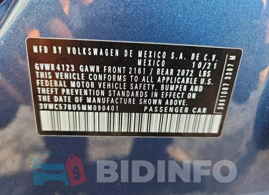 3VWC57BU5MM090401 Photo# 13