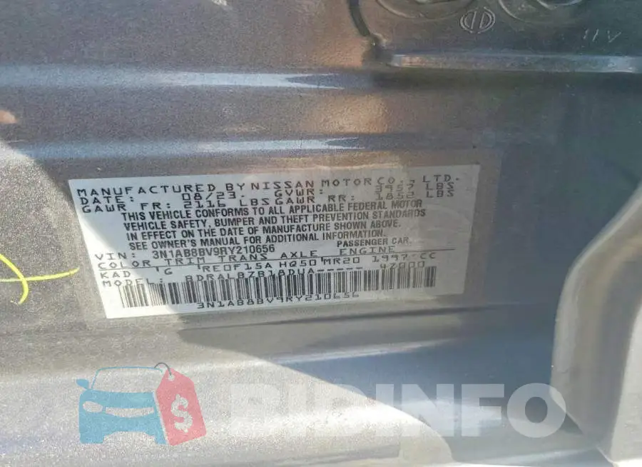 3N1AB8BV9RY210656 Photo# 12