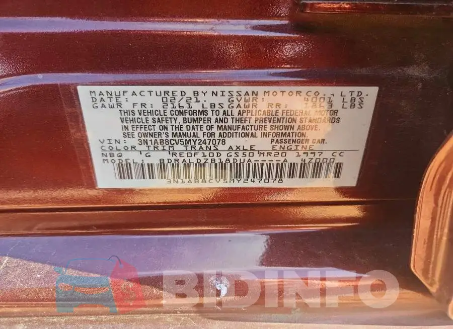 3N1AB8CV5MY247078 Photo# 12