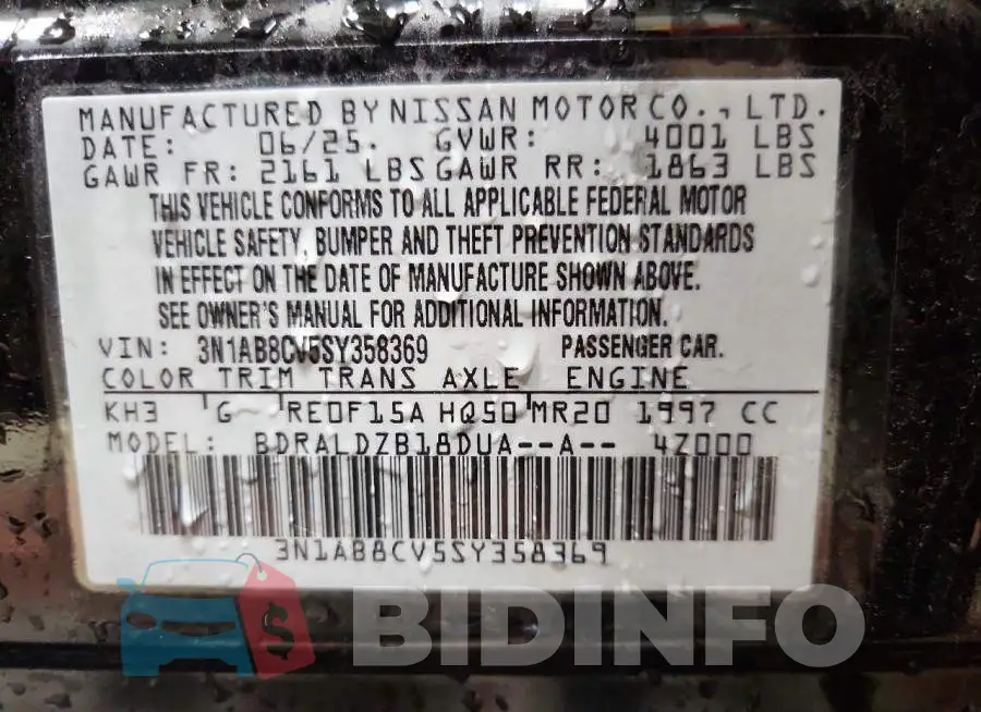 3N1AB8CV5SY358369 Photo# 12