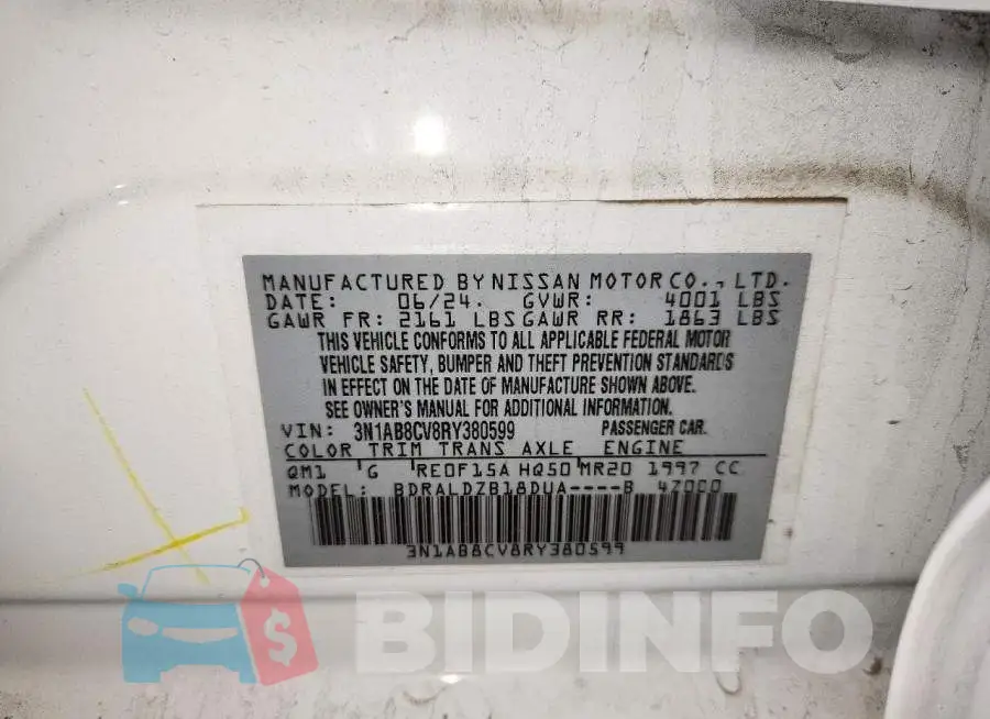3N1AB8CV8RY380599 Photo# 12