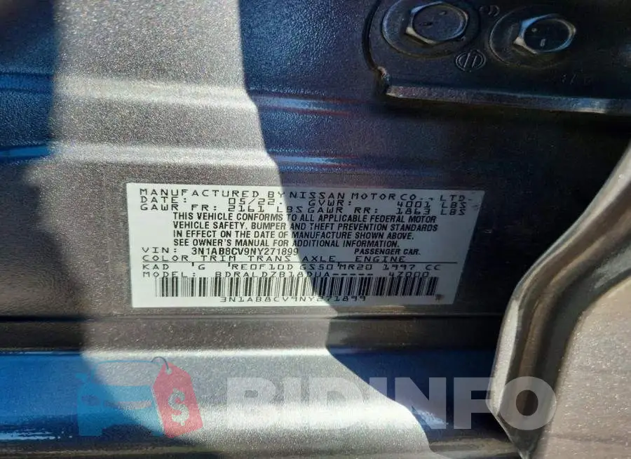 3N1AB8CV9NY271899 Photo# 12