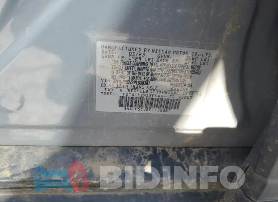 3N1CP5CV2PL538387 Photo# 13