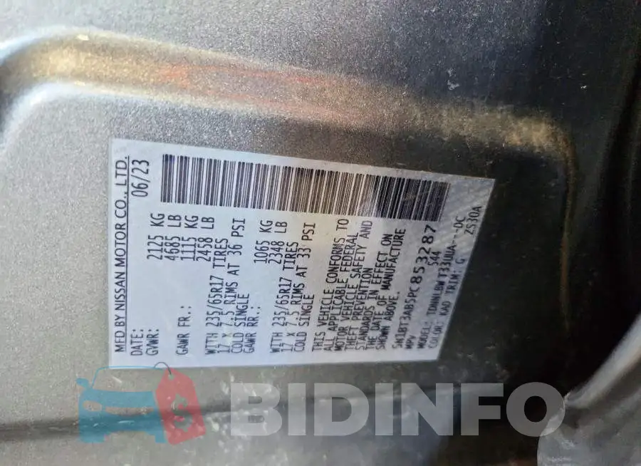 5N1BT3AB5PC853287 Photo# 14