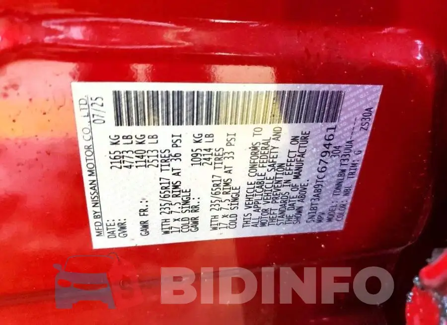5N1BT3AB9TC679461 Photo# 14