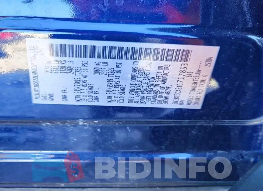 5N1BT3CA3TC717853 Photo# 14