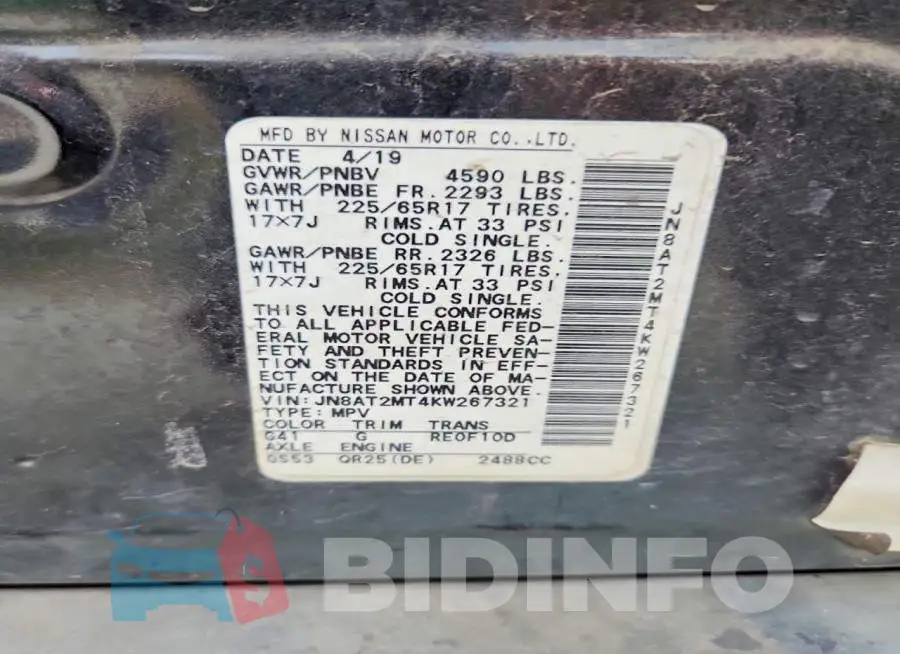 JN8AT2MT4KW267321 Photo# 12