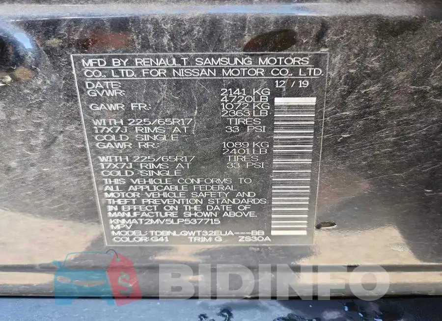 KNMAT2MV5LP537715 Photo# 14