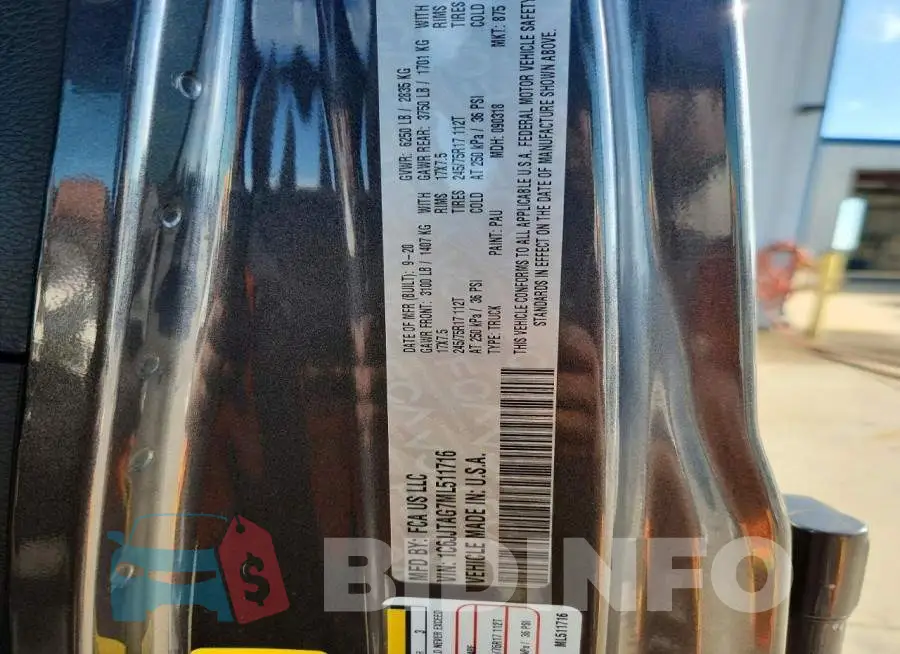 1C6JJTAG7ML511716 Photo# 12