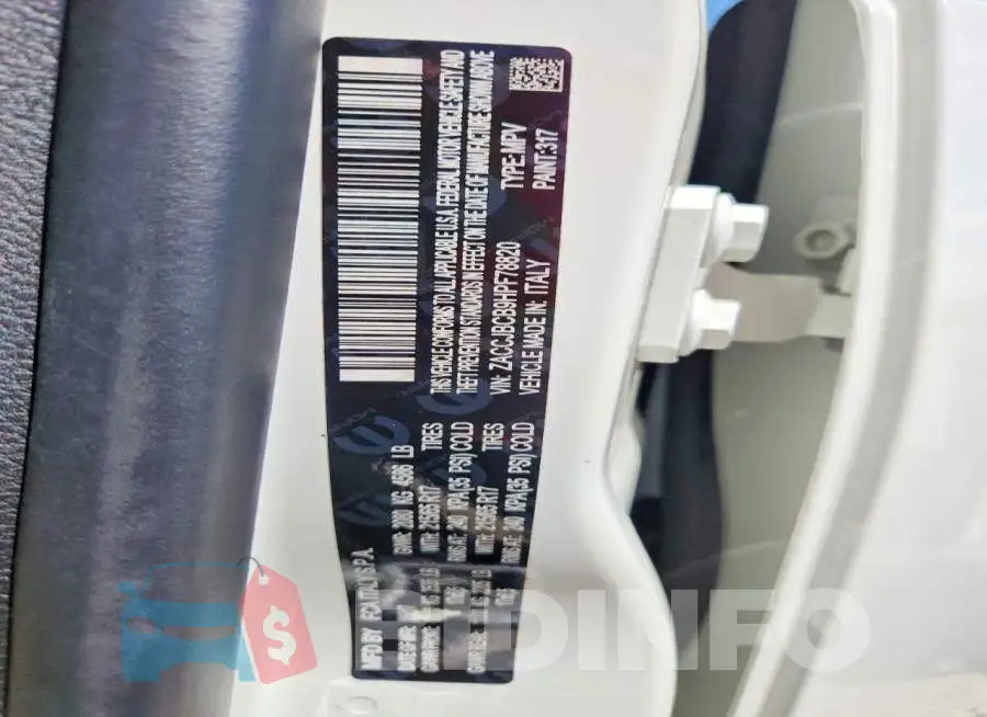 ZACCJBCB9HPF78820 Photo# 12