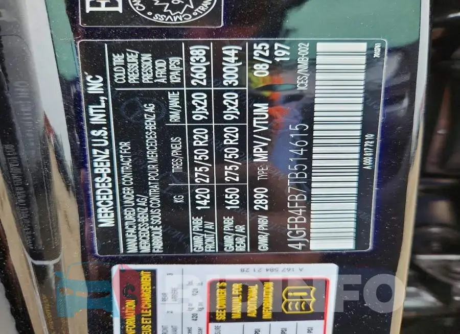 4JGFB4FB7TB514615 Photo# 13