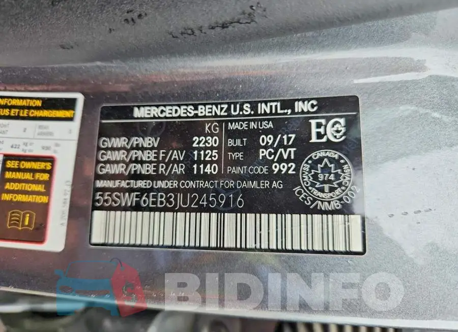 55SWF6EB3JU245916 Photo# 13