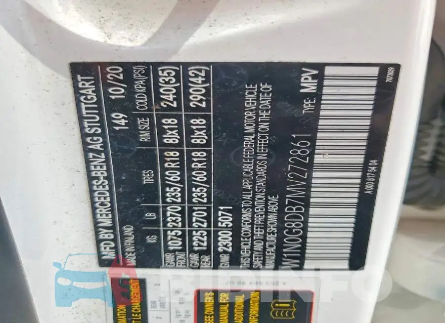 W1N0G8DB7MV272861 Photo# 12