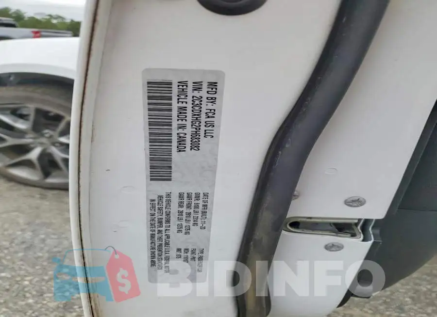 2C3CDXHG2PH683082 Photo# 12