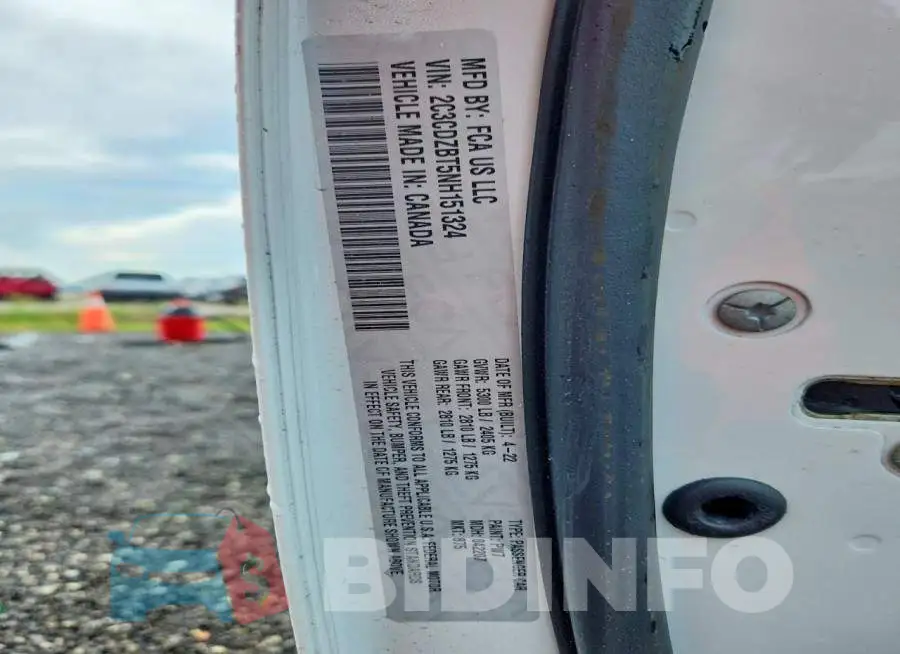 2C3CDZBT5NH151324 Photo# 13