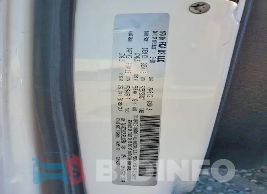 2C4RDGEG2JR336234 Photo# 13