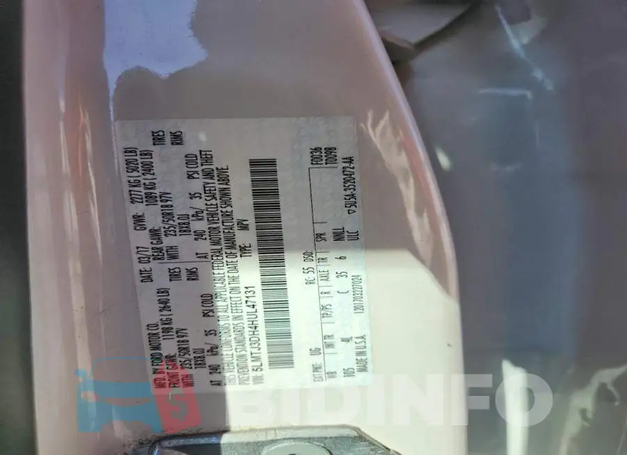 5LMTJ3DH4HUL47131 Photo# 13