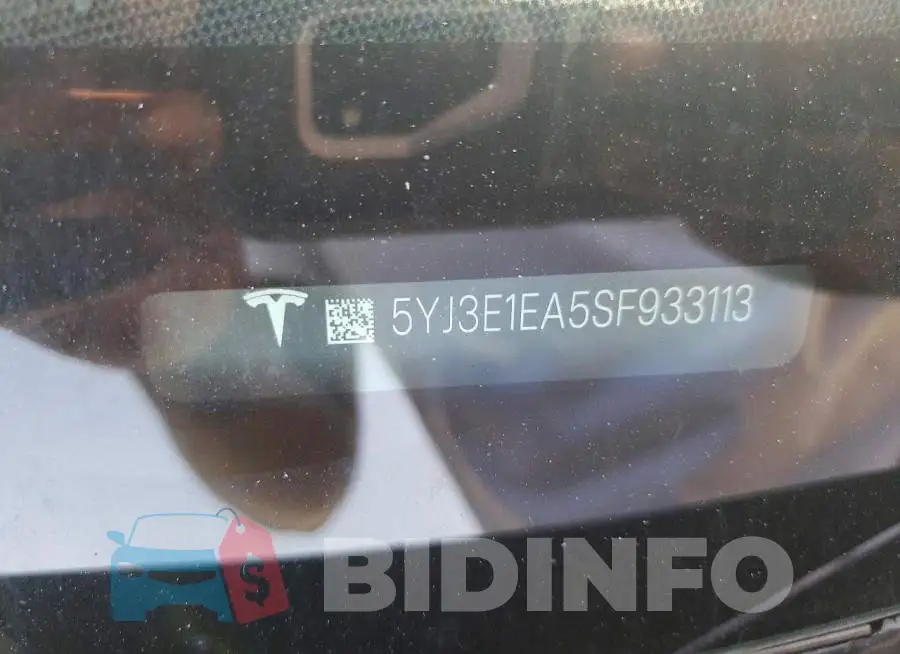 5YJ3E1EA5SF933113 Photo# 12