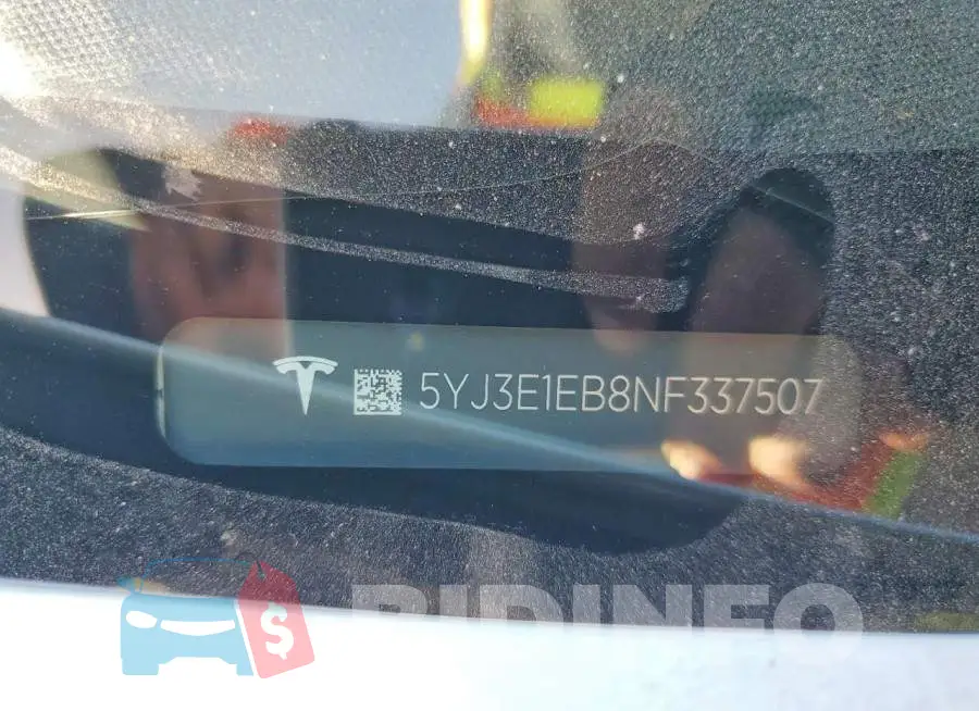 5YJ3E1EB8NF337507 Photo# 12