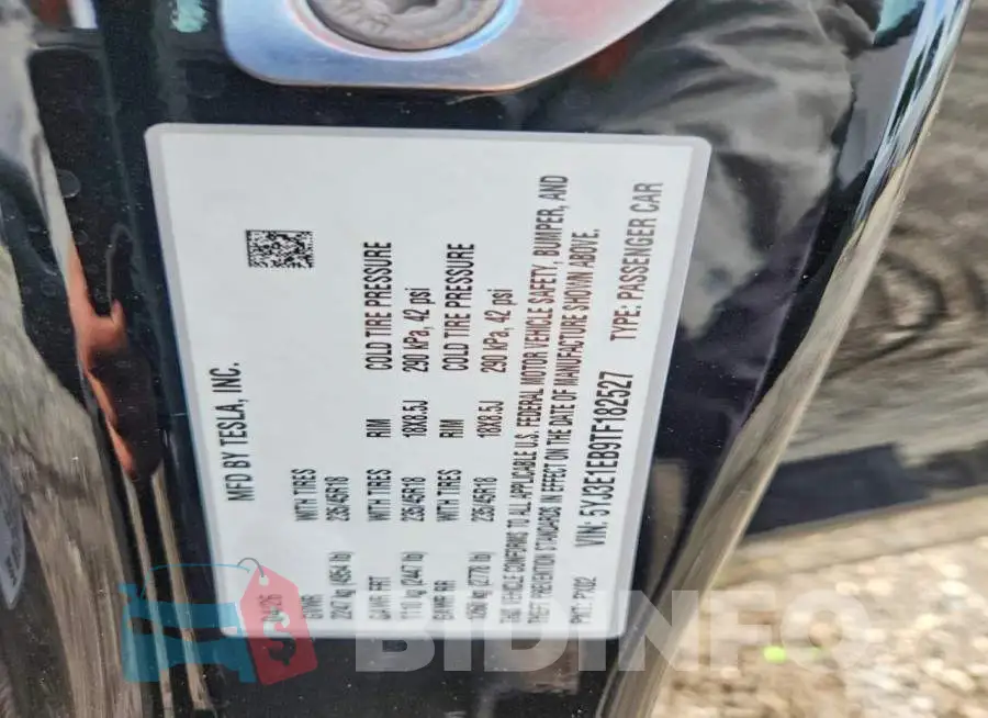5YJ3E1EB9TF182527 Photo# 13