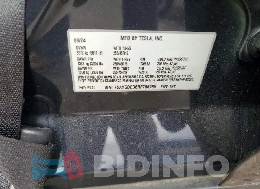 7SAYGDED6RF206765 Photo# 12