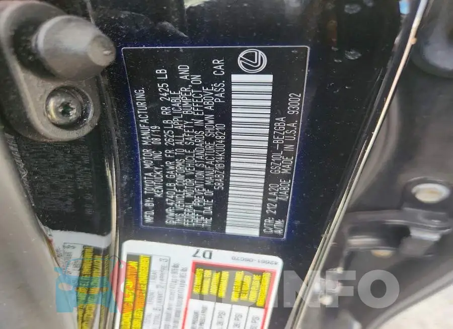 58ABZ1B14KU048210 Photo# 13