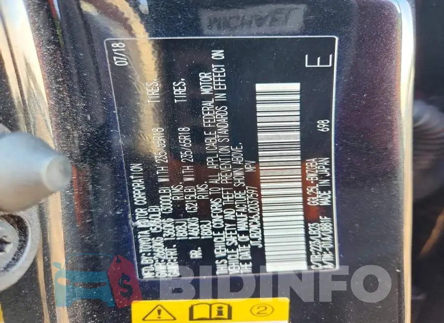 JTJBZMCA6J2037597 Photo# 13