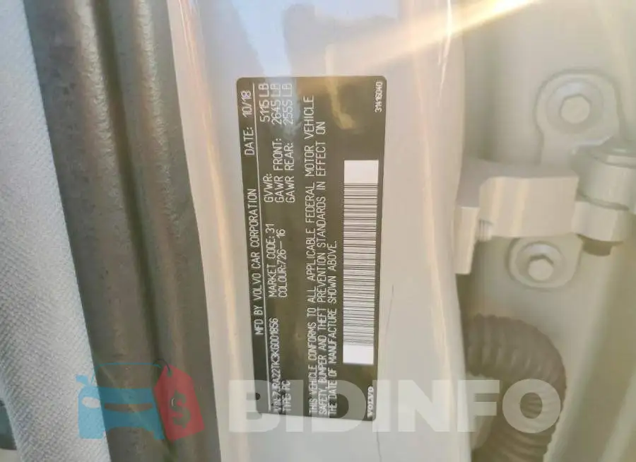 7JRA22TK3KG001856 Photo# 12