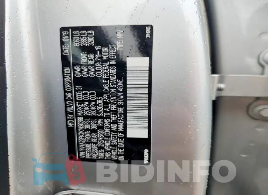 YV4A22PK2K1490288 Photo# 12