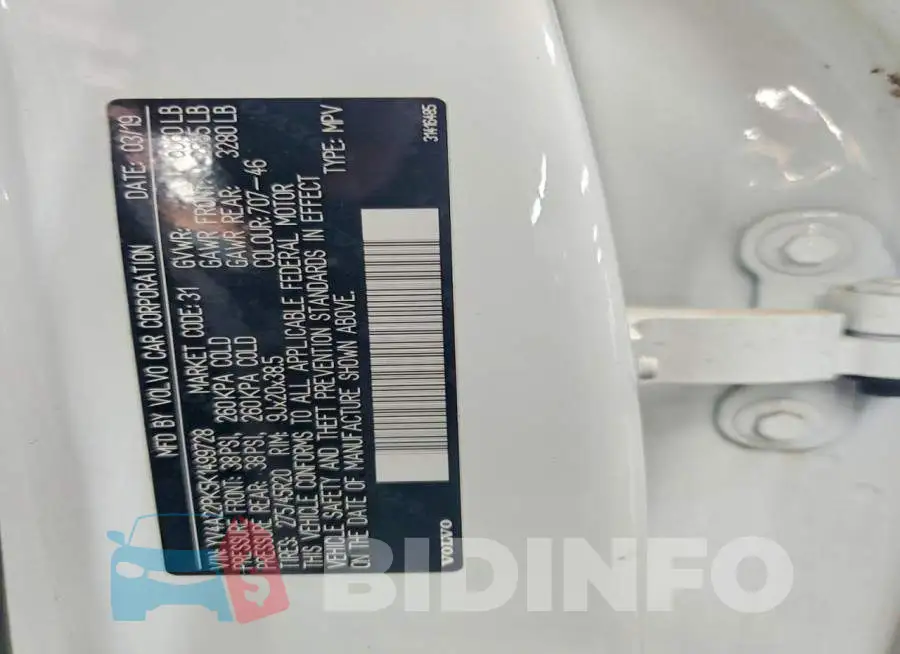 YV4A22PK5K1499728 Photo# 12