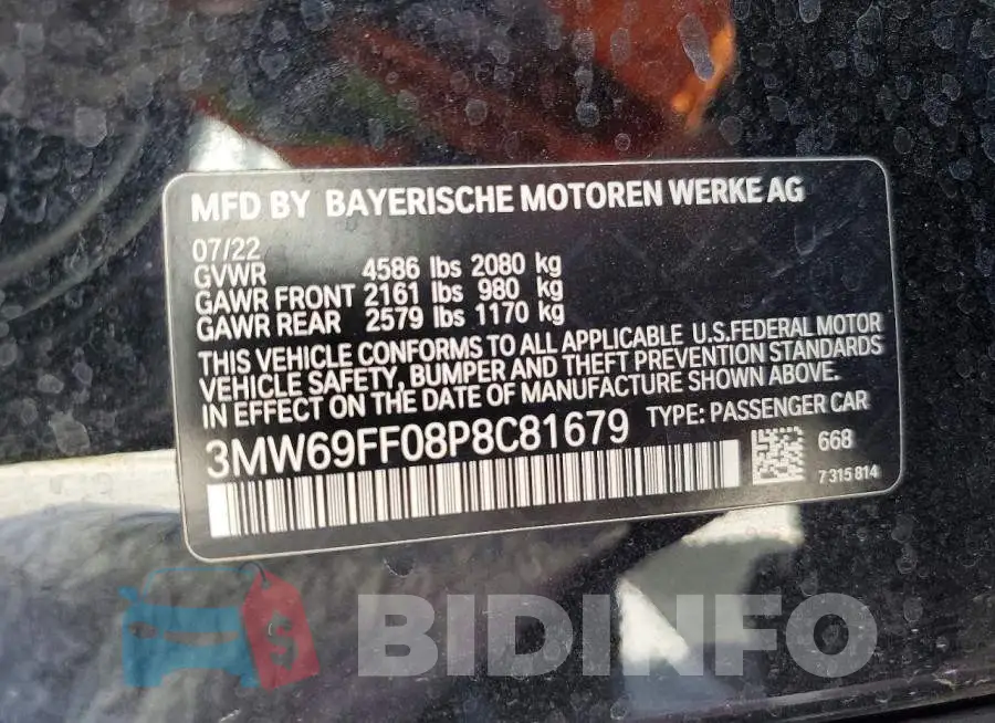 3MW69FF08P8C81679 Photo# 12
