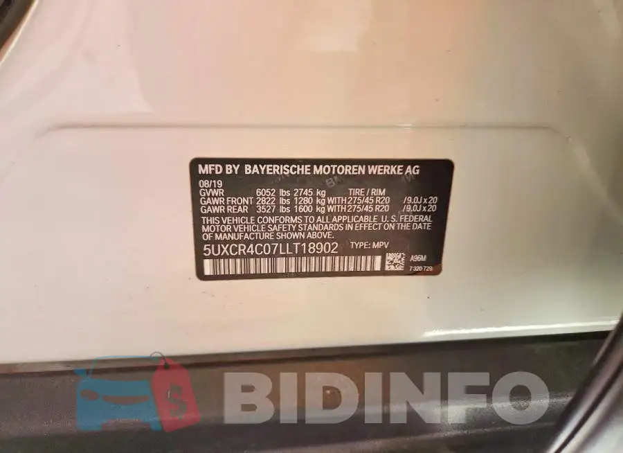 5UXCR4C07LLT18902 Photo# 13