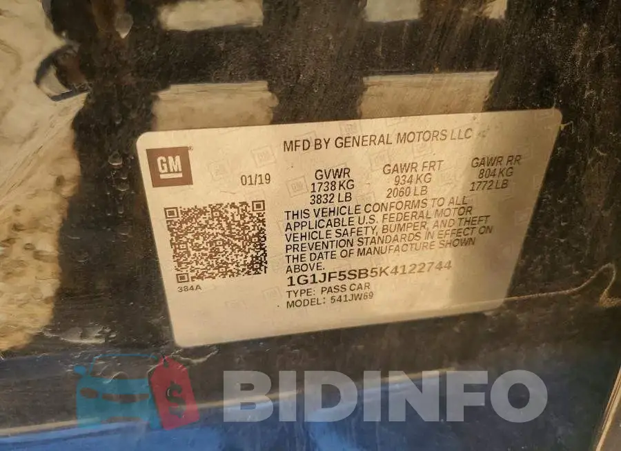 1G1JF5SB5K4122744 Photo# 12