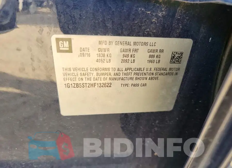 1G1ZB5ST2HF132622 Photo# 12