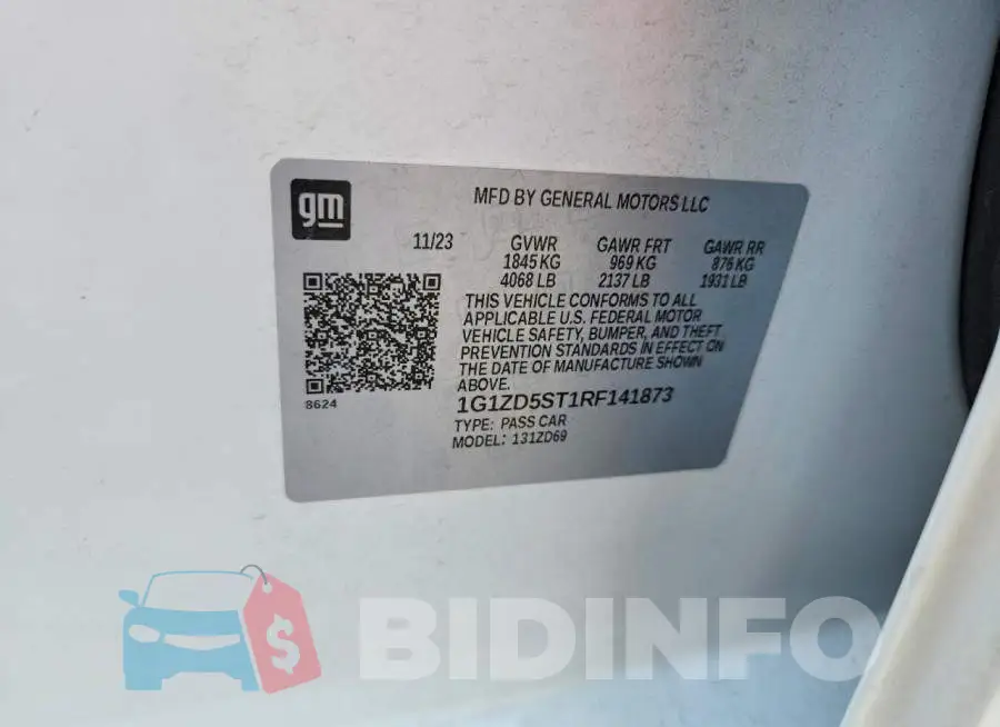1G1ZD5ST1RF141873 Photo# 13