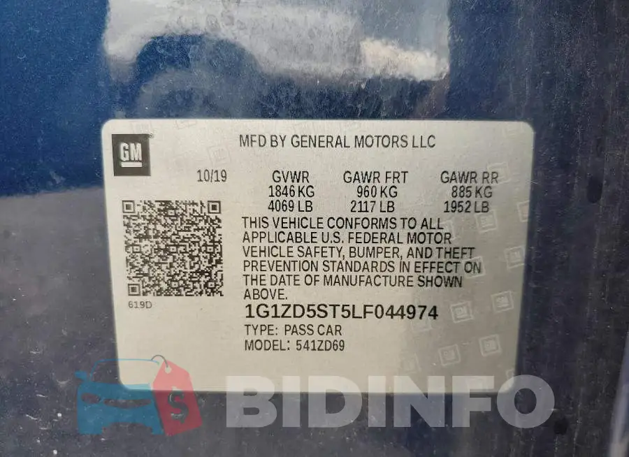 1G1ZD5ST5LF044974 Photo# 13