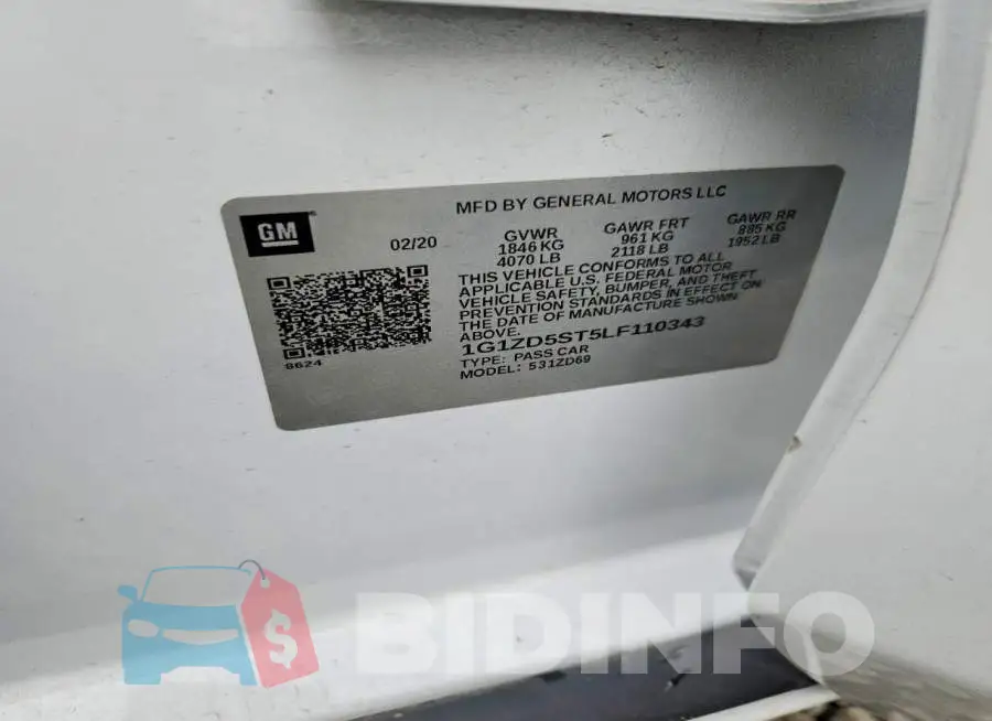1G1ZD5ST5LF110343 Photo# 12