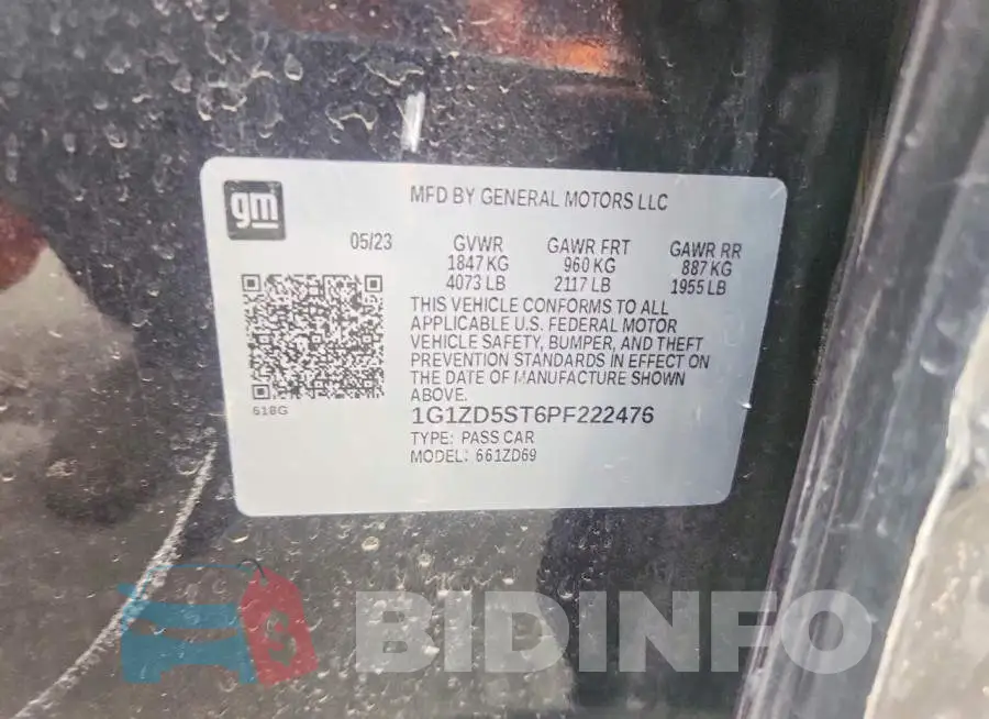 1G1ZD5ST6PF222476 Photo# 12