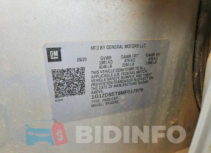 1G1ZD5ST8MF017379 Photo# 12