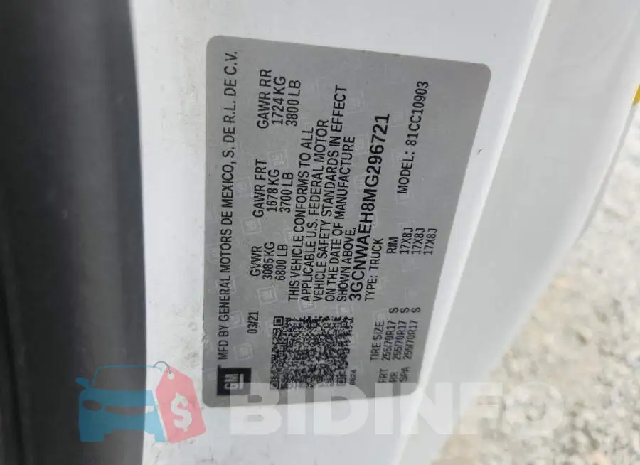 3GCNWAEH8MG296721 Photo# 12