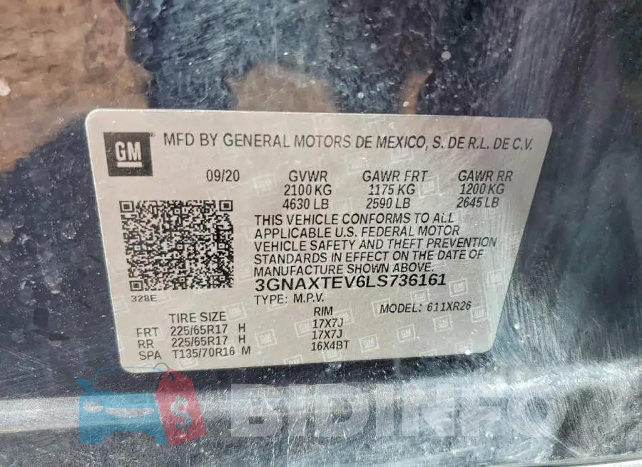 3GNAXTEV6LS736161 Photo# 13