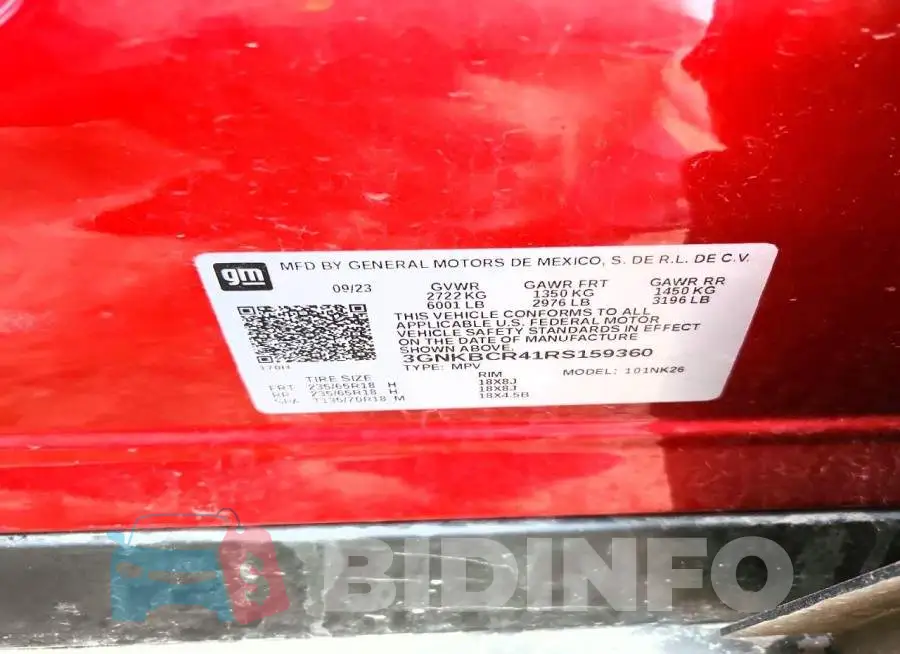 3GNKBCR41RS159360 Photo# 13