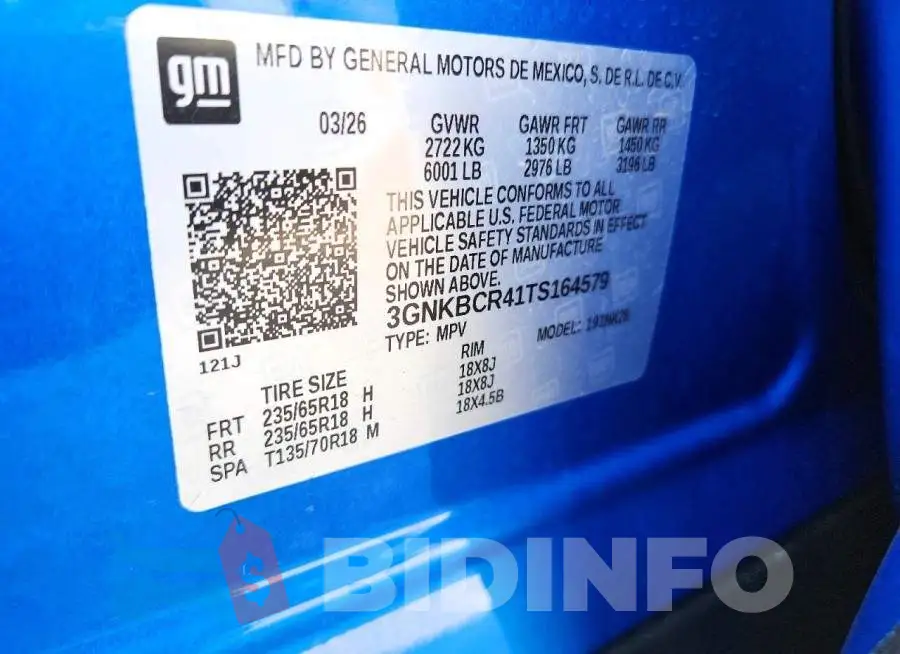 3GNKBCR41TS164579 Photo# 13