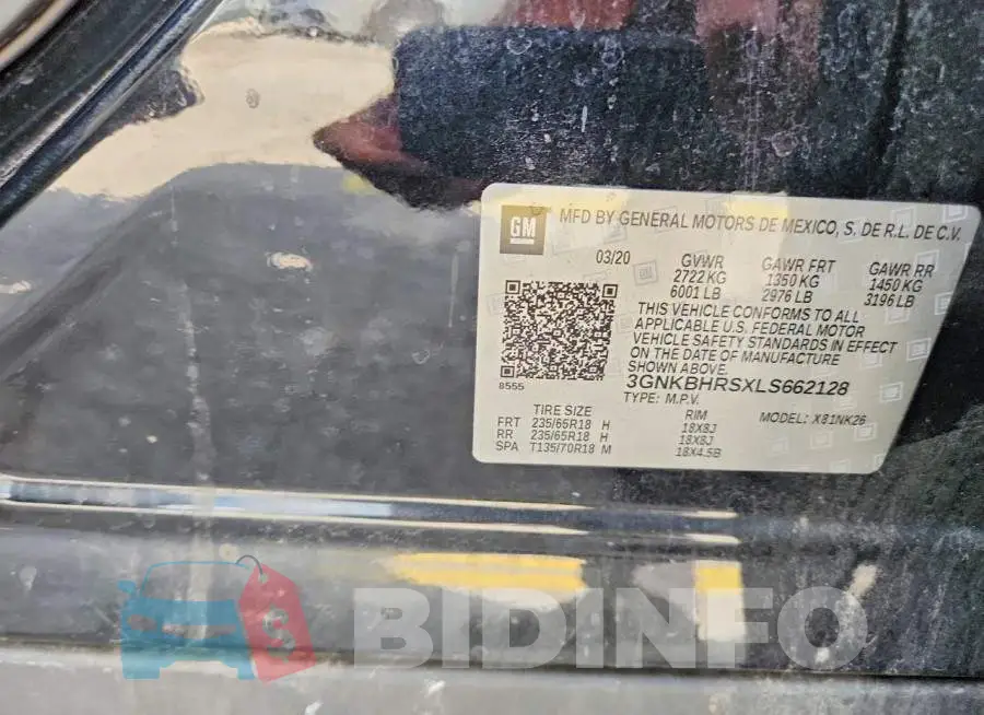 3GNKBHRSXLS662128 Photo# 12